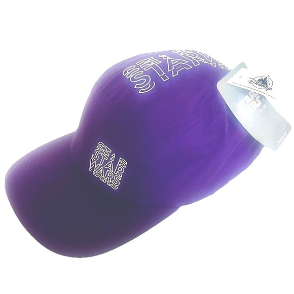 Disney Parks STAR WARS Purple 5 Panel Adult Unisex Athletic Dri-fit Hat NEW - Picture 4 of 7